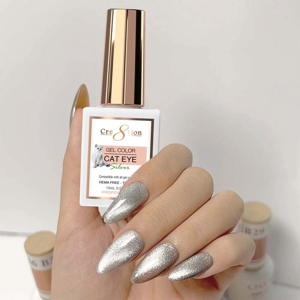 Cre8tion Silver Cat Eye